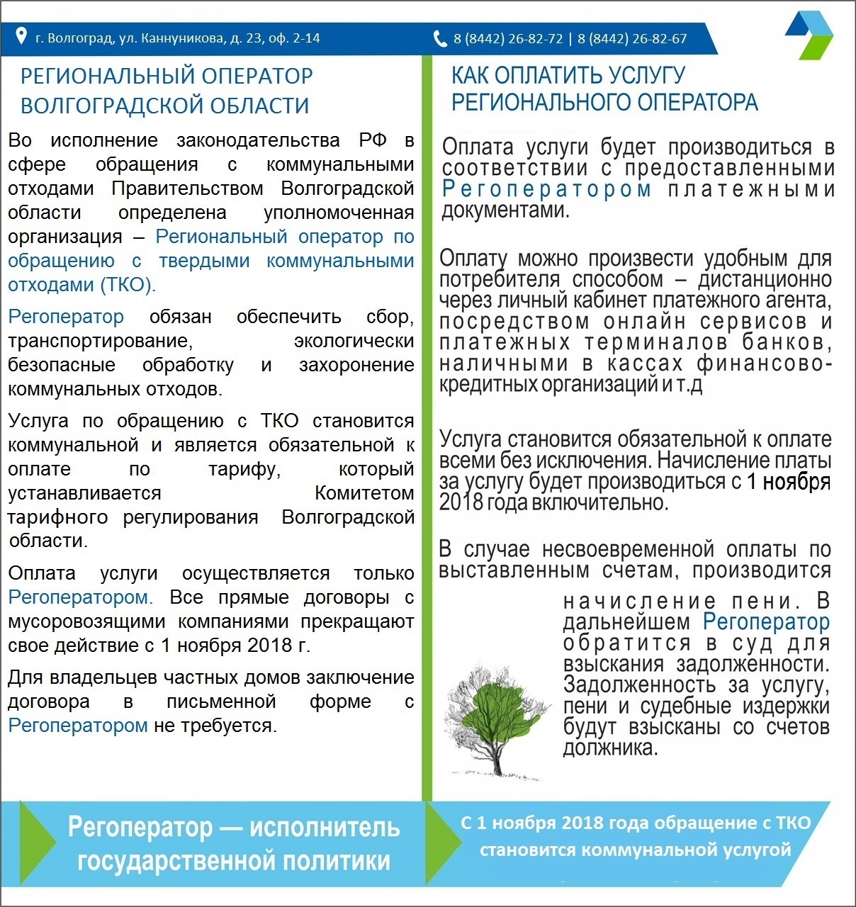 В Волгоградской области определен региональный оператор ООО «Управление  отходами – Волгоград» - Газета Искра